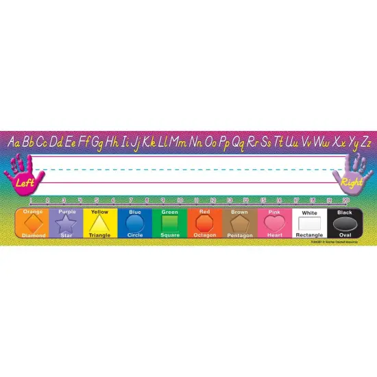 Modern Printing Flat Name Plates, 36 Per Pack, 6 Packs {2}