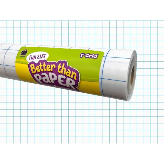Fun Size Better Than Paper Bulletin Board Roll 1" Grid, Pack of 2 {3}
