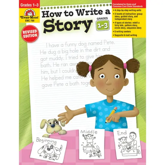 How to Write a Story Book, Grades 1-3 {1}