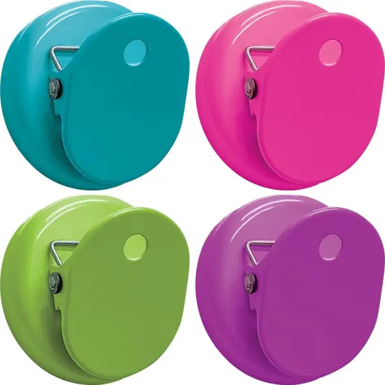 Colorful Magnetic Clips, Pack of 4 {1}