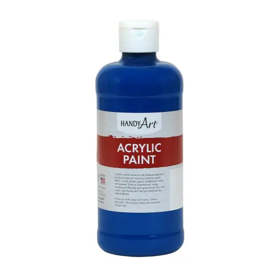 Acrylic Paint 16 oz, Ultra Blue, Pack of 3 {2}