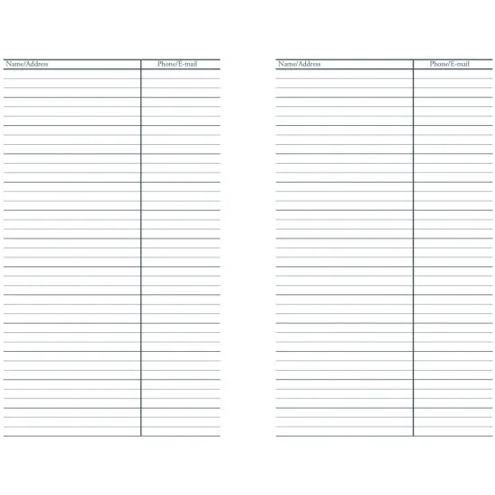 Recycled Daily Academic Calendar Planner Blue Cover {3}