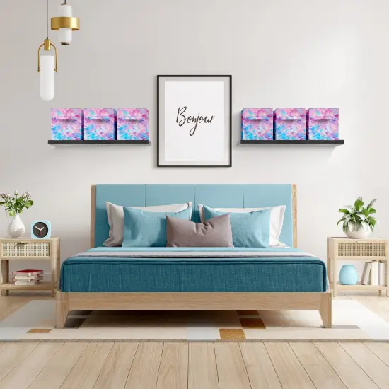 Sorbus 1-Pc 11 Inch Foldable Storage Cubes with Handles- for Organizing Home, Shelves, Nursery, Playroom, Closet and More Tie Dye Purple {2}