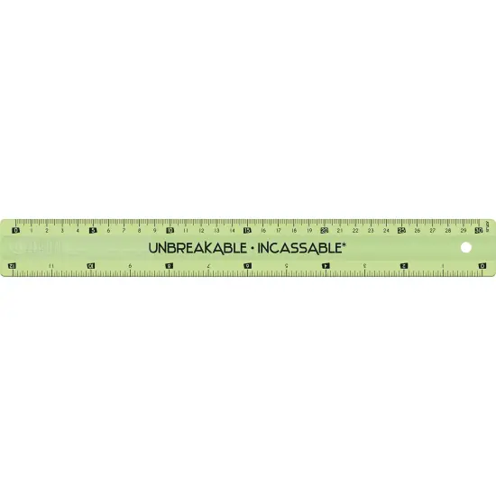 Unbreakable Ruler 12" / 30cm, Pack of 20 {3}
