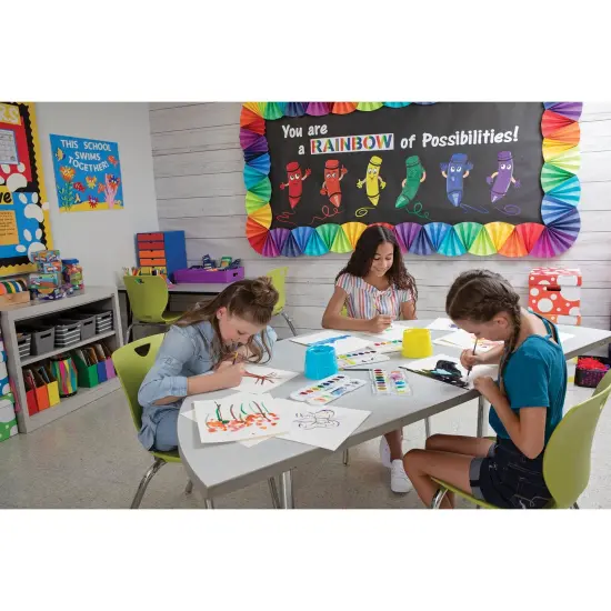 Oval Pan Watercolor Set Master Pack, 8 Assorted Colors, 36 Count {4}