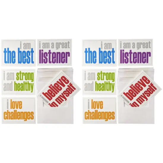 Note Cards with Envelope, Positivity Booster Set, 10 Per Set, 2 Sets {1}