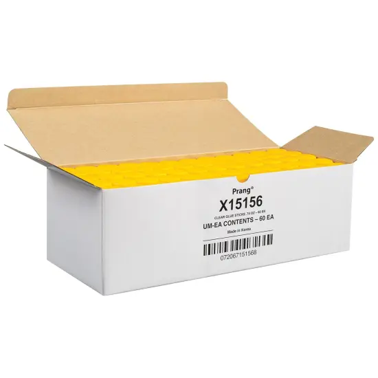 Clear Glue Sticks, Washable, .74oz, 60 Count {3}