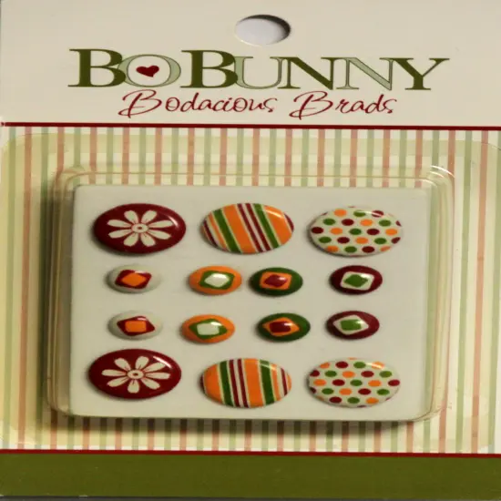 BoBunny Harvest Spice Bodacious Brads {1}