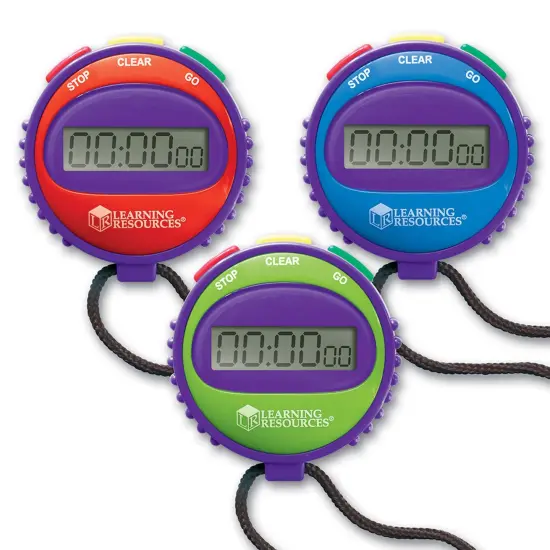 Simple Stopwatch, Assorted Colors, Pack of 2 {4}