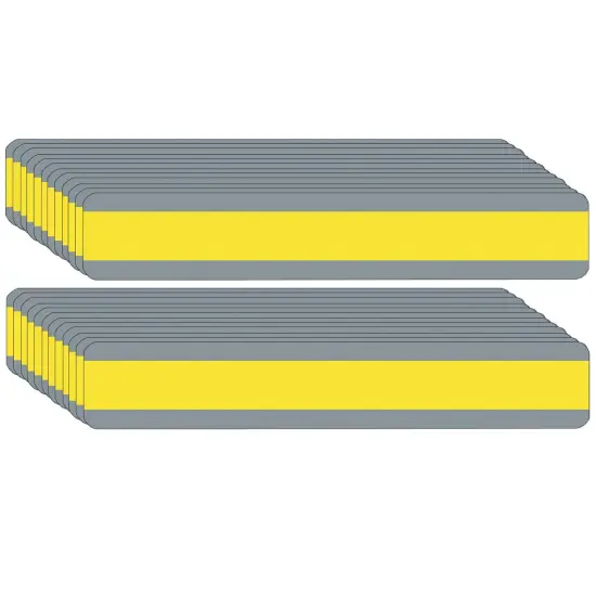 Double Wide Sentence Strip Reading Guide, 1-1/4" x 7-1/4", Yellow, Pack of 24 {1}