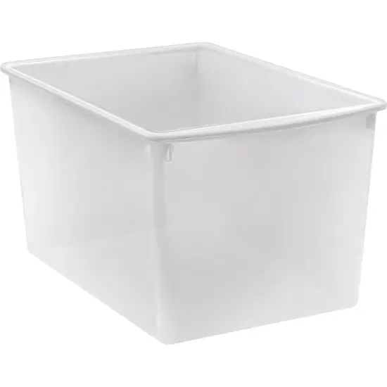 Plastic Multi-Purpose Bin, Clear, Pack of 6 {2}