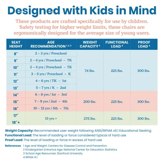 Daisy Stackable Stool Set, Flexible Seating, 8-Piece Light Grey {6}