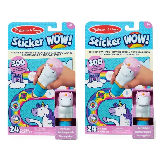 Sticker WOW! Sticker Stamper & Activity Pad - Unicorn, 2 Sets {1}