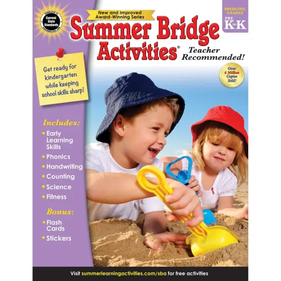 Summer Bridge Activities&reg; Workbook, Grade PK-K, Paperback {1}