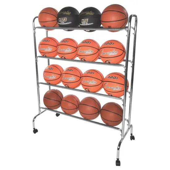 Ball Cart, 4 Tier, Holds 16 Balls {2}
