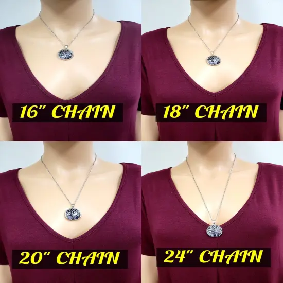 Rose Quartz Tree Of Life Pendant Necklace - Pick Your Chain Length {3}