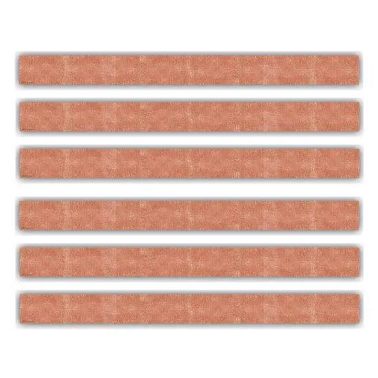 Moving Mountains Terra Cotta Straight Border Trim, 35 Feet Per Pack, 6 Packs {1}