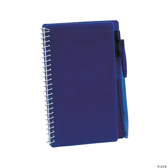 Spiral Notebooks with Pens - 12 Pc. Blue {1}