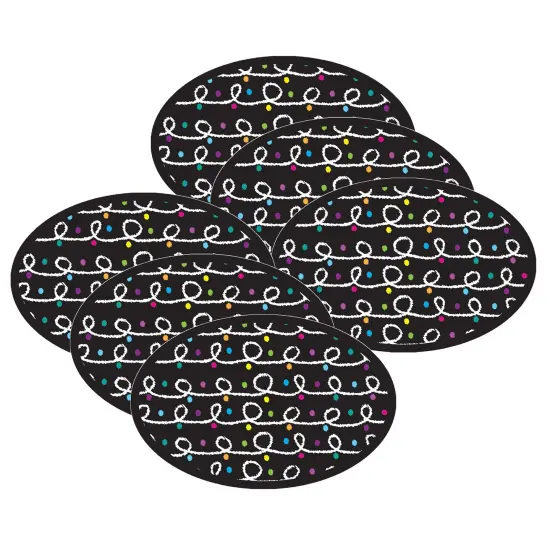 Magnetic Whiteboard Eraser, Color Chalk Loops, Pack of 6 {1}