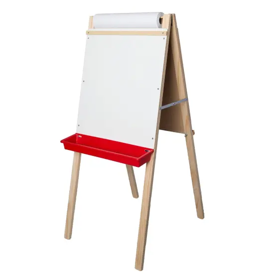 Child's Deluxe Double Easel, Green Chalkboard/Dry Erase Board, 44" T x 19" W {4}