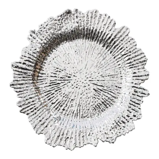 24-Pieces Coral Reef Textured Plates for Party {2}