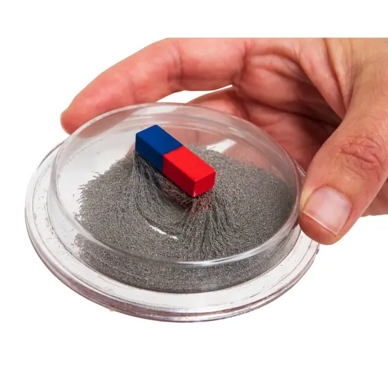 Magnetic Field Viewing Kit with Steel Filings, Pack of 3 {2}