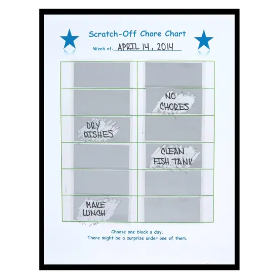 Rectangles Scratch Off Stickers, 180 Per Pack, 6 Packs {3}