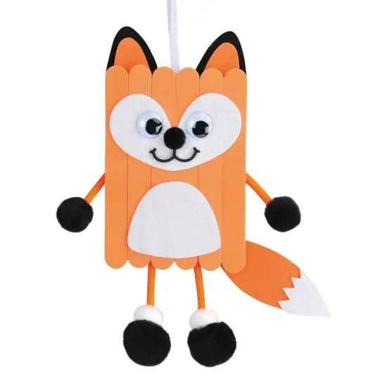 Foam Stick Animal Kit, Fox, 6.75" x 11" x 1", 6 Kits {3}