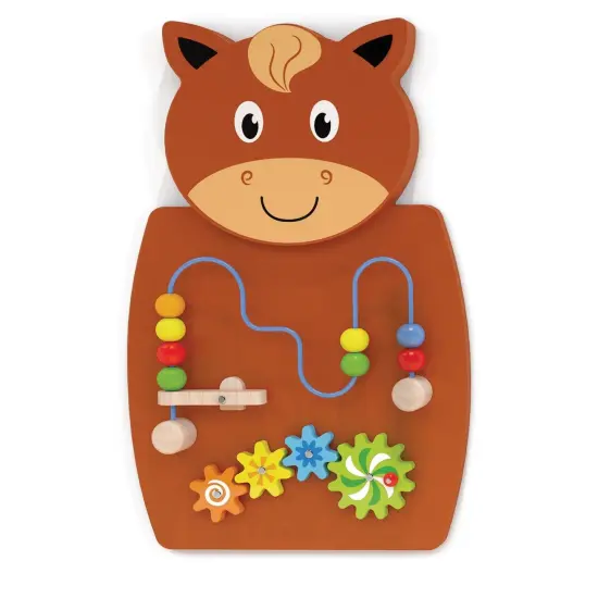 Horse Activity Wall Panel - Toddler Activity Center {1}