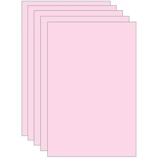 Deluxe Bleeding Art Tissue, Baby Pink, 20" x 30", 24 Sheets Per Pack, 5 Packs {1}