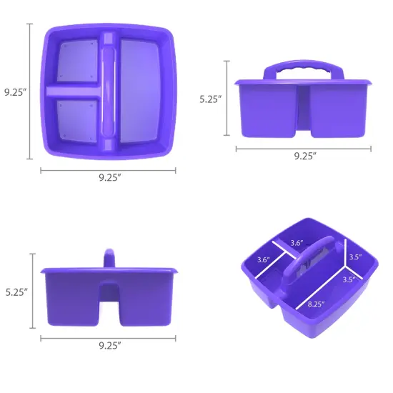 Small Caddy, Purple, Pack of 6 {5}