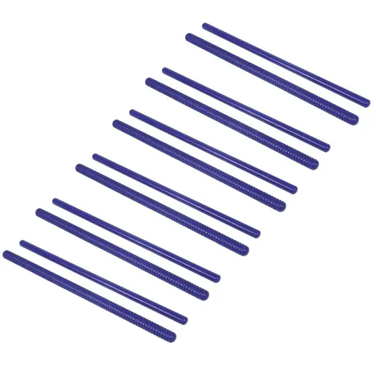 Rhythm Sticks, 1 Fluted 1 Plain, 14", 2 Per Set, 6 Sets {1}