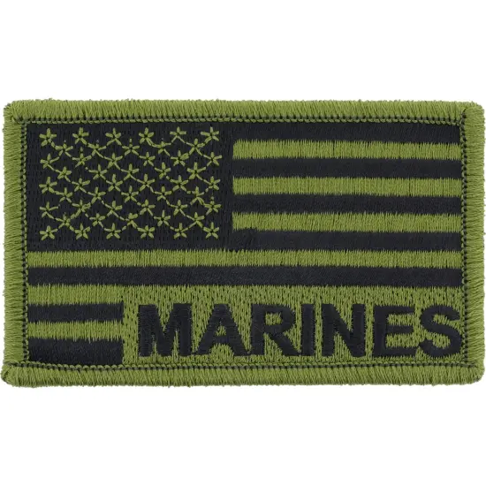 U.S. Marines American Flag Subdued Arm Patch 3.25" x 2" {1}