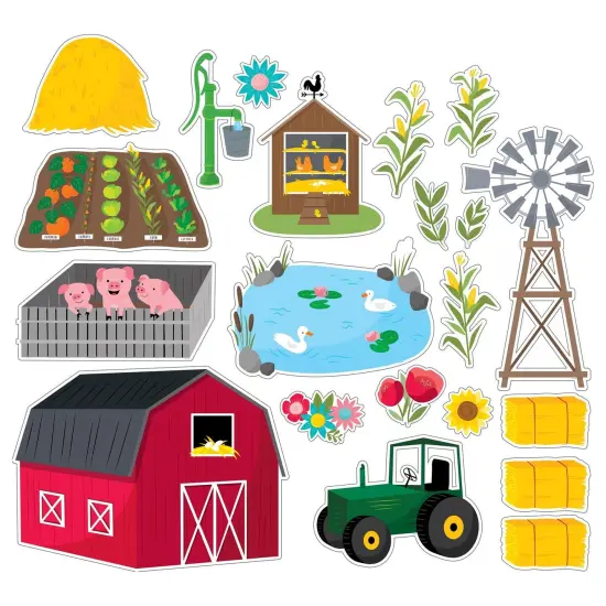 Farm Friends Farm Fun Bulletin Board Set {1}