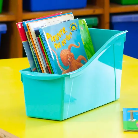 Large Book Bin, Assorted Color, Set of 6 {6}