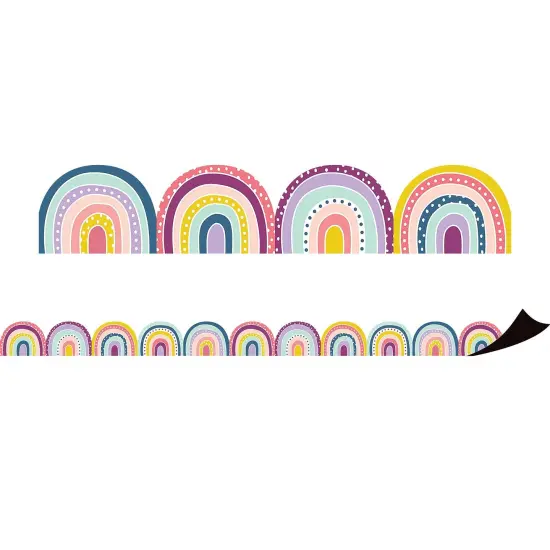 Oh Happy Day Rainbows Magnetic Border, 24 Feet Per Pack, 2 Packs {2}