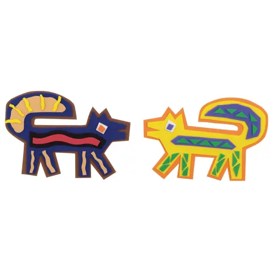 WonderFoam&reg; Sheets, 12" x 18", Assorted Colors, 10 Sheets Per Pack, 2 Packs {4}