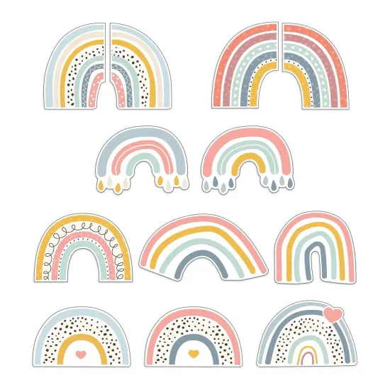 We Belong Rainbow Fun Cut-Outs, 36 Per Pack, 3 Packs {1}