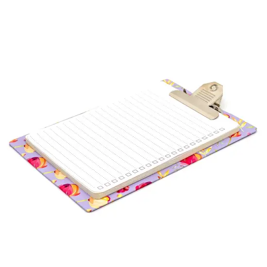 Blossom Clipboard with Pad - Pack 4 {3}
