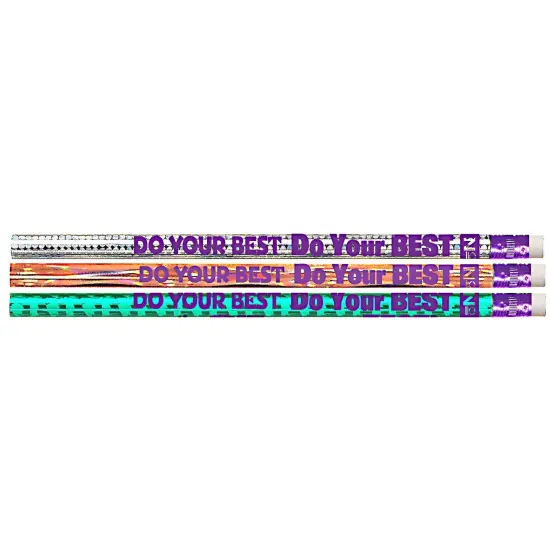 Do Your Best On The Test Motivational/Fun Pencils, 12 Per Pack, 12 Packs {1}