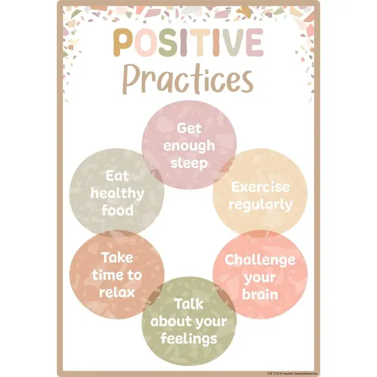 Terrazzo Tones Positive Practices Small Poster Pack, Pack of 12 {5}