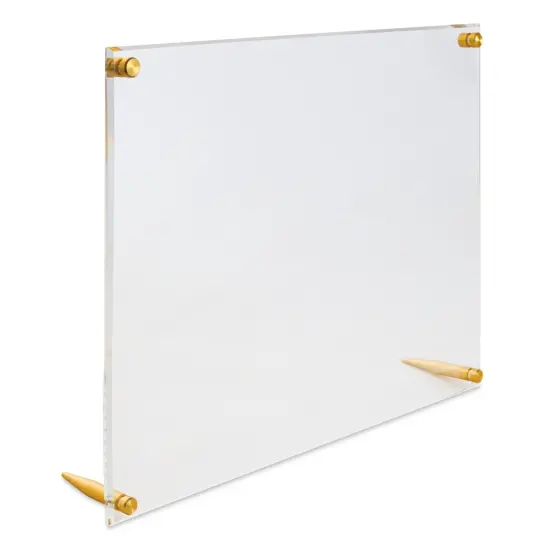 Wexel Art Acrylic Panel Frame - Tabletop, Gold Hardware, 9" x 12" {1}