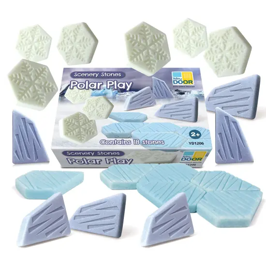 Scenery Stones &ndash; Polar Play, Set of 18 {1}