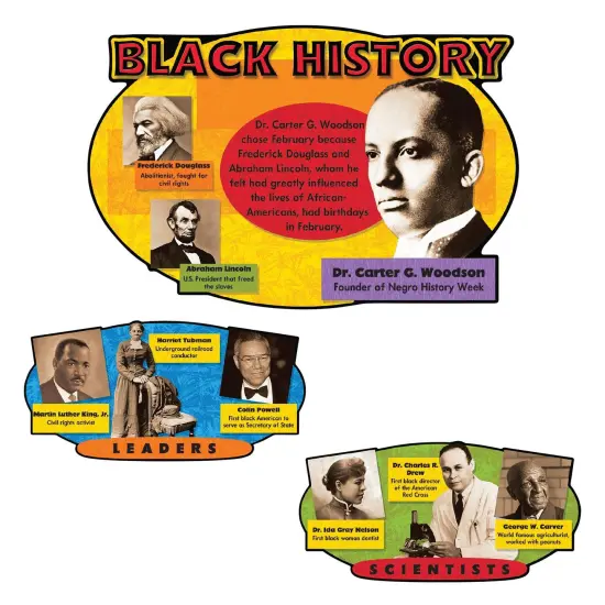 Black History Bulletin Board Set {1}
