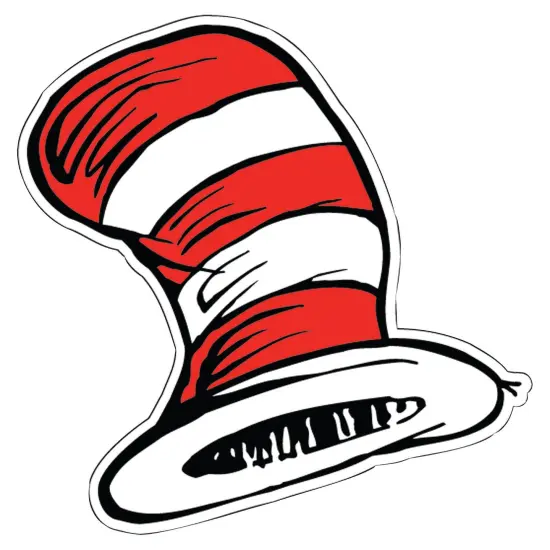The Cat in the Hat&trade; Hats Paper Cut Outs, 36 Per Pack, 3 Packs {2}