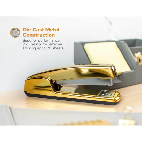 Metallic Gold Stapler, 20 Sheets {5}