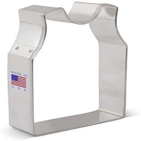 Ann Clark Sports Jersey Winter Vest Cookie Cutter, 4" {2}