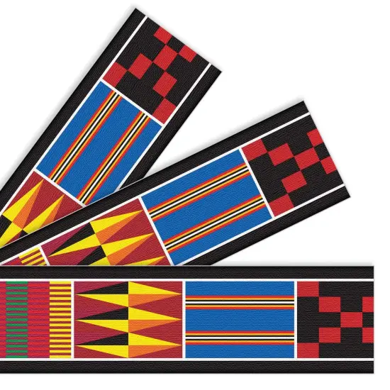 African Weave Bolder Borders&reg;, 35.75' Per Pack, 6 Packs {4}