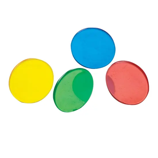 Transparent Counters - 1" - 250 Per Set - 3 Sets {2}