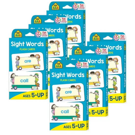 Sight Words Flash Cards, 6 Packs {1}